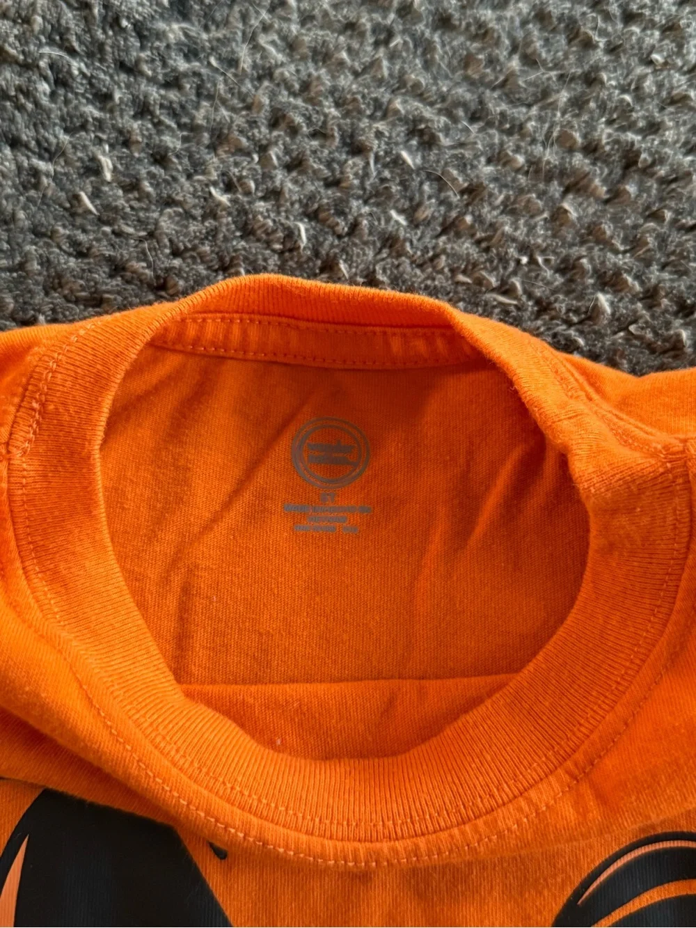 wonder nation Orange & Black Jack-O'-Lantern Tee